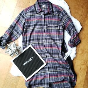 ☆New☆ DKNY Plaid Shirt Dress